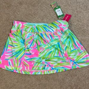 Lilly Pulitzer luxletic sz M skort NWT